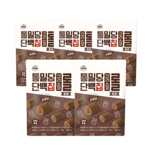 [다신샵] 통밀당 단백칩 크리스피롤 초코 5개