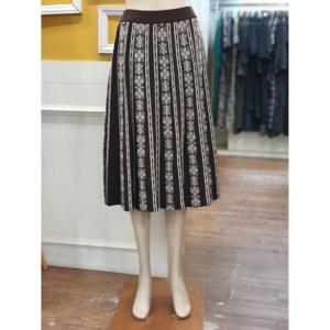 BCBG 세이브존01 오배색 니트 스커트 B4C8K714