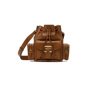 25 SS 끌로에 여성 브라운 카메라 버킷백 242338F048036