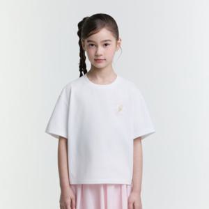 K252GTS920 여아 그래픽 반팔 WHITE
