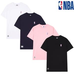 [NBA]N252TS012P GR 남여공용 엔비에이 로고맨 레이어드 긴기장 루즈핏 반팔티셔츠