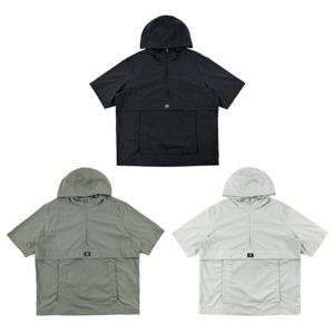 엄브로 클라우드 후드형 반팔 아노락 UP221CWT55