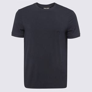 조르지오아르마니 블랙 크루넥 반팔 티셔츠 3GST52 SJP4ZUBSG