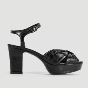 지미추 헬로이즈 나파 가죽 샌들 J000174718 BLACK251