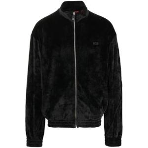 25 SS GCDS 로고 자수 벨벳 봄버 재킷 FW23M220664 TP432171224