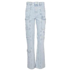 Isabel Marant 로고 패치 플레어 진 PA0048FAA1H231 30LULIGHTBLUE TP942387874