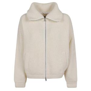 Herno 스탠드업 칼라 지퍼 가디건 MC00034DR70221 1000BIANCO TP935011509