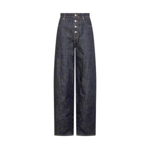 MM6 Maison Margiela 하이웨이스트 와이드 레그 진 S52LA0187S30873 470 TP934602234