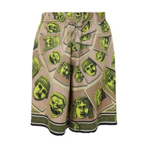 Versace Le Maschere 스트레이트 레그 쇼츠 10024761A06818 5G530ACIDGREENMOONSTRUCK TP943367029
