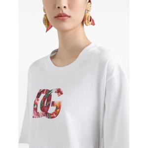 돌체앤가바나 반팔 티셔츠 F8V57TGDC7S W0800 White