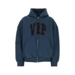 BALENCIAGA Blue cotton sweatshirt 833377TSVP5 5002