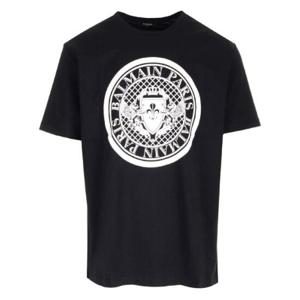 Balmain 플록 코인 티셔츠 BH1EG000BB17 EAB TP934567718