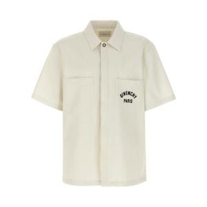 GIVENCHY Logo embroidery shirt BM615H164P105