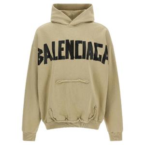 BALENCIAGA Ripped Pocket Tape Type hoodie 744441TSV869501