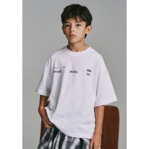 [블루테일HU] (AZG1TS03WT) 화이트 반팔 티셔츠