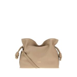 LOEWE Sand nappa leather medium Flamenco clutch A411FC1XD4 SAND