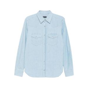 25 SS 톰포드 더블 포켓 데님 셔츠 HDS001FMC240 TP441004793