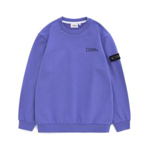 [내셔널지오그래픽 키즈] K224USW810 키즈 스페이스 맨투맨 1 VIOLET