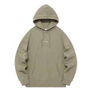 [커버낫] [TAG가 89,000] 오버핏 스몰 어센틱 로고 후디 베이지