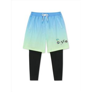 디스커버리키즈 US (DKSB55043-CBL) 키즈 김다예 콜라보 보드숏 워터레깅스