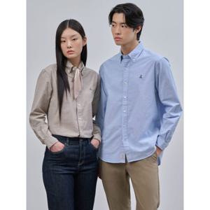 [빈폴멘] [Essential] 옥스퍼드 솔리드 셔츠 스카이 블루 BC4764E04Q