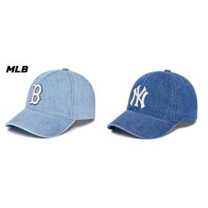 [MLB]남여공용 데님 언스트럭쳐볼캡 (3ACPD013N)