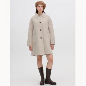 [올리브데올리브]자수 핸드메이드 하프 코트 (OW4XH051)