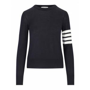 [THOM BROWNE] 여성 보트 넥 스웨터 FKA280AY1014415 Blue /8