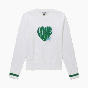 [30%OFF] 르꼬끄골프 여성 원포인트 라운드 스웨터 (GQ122LKP11)