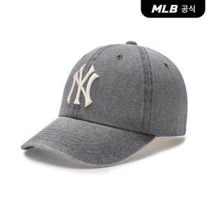 [MLB공식] 25N W핏 피그먼트 언스트럭쳐 볼캡 NY (Charcoal Grey) 3ACPVV55N