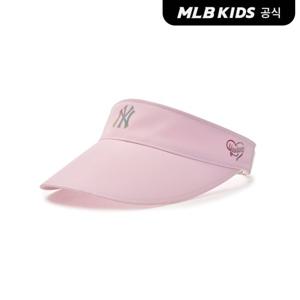 [MLB키즈 공식] 25SS 애슬레저 여아 밴딩 경량 썬캡 NY (L.Pink) 7FSCB0153-50PKL