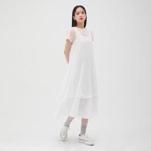 [랩]쉬폰 민소매 티어드 롱 원피스(AQ1WO220)