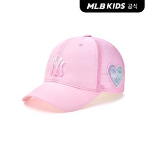 [MLB키즈 공식] 25SS 샤인 그라운드 메쉬 볼캡 NY (L.Pink) 7FCP85S53-50PKL