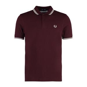 꼼데가르송 버건디 코튼 피케 폴로 셔츠 FNT502B051 BURGUNDY