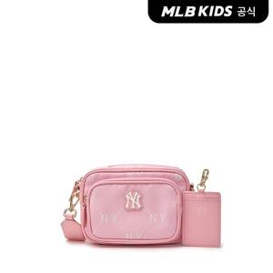 [MLB키즈 공식] 다이아 모노그램 카메라백 NY (L.Pink) 7ACRMD45N-50PKL