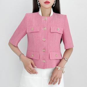 [금찌]금찌 로위 린넨 반팔 자켓 JK7356