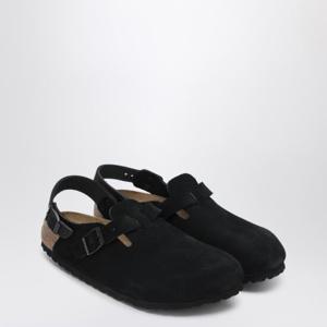 버켄스탁 블랙 스웨이드 아나토미컬 코르크 뮬 1028348SUE BLK