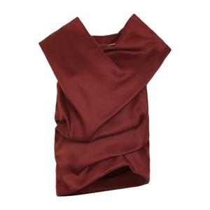 케이트 브이넥 드레이프 실크 블라우스 5447386W386 524