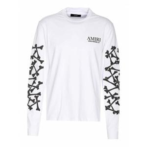 [AMIRI] 라프리마 남성 탑 탱크 Bones Stacked 롱 슬리브 JYTE1076WHITE 화이트 /8