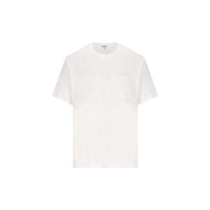 Loewe 로고 자수 크루넥 티셔츠 H526Y22XBC0 WHITE TP943425269