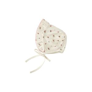 M밍크뮤D 25FW (CR)어텀플라워아일렛모자 신생아보넷 (35A7001009)