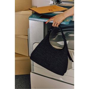 [쿠론] 세느(Seine) Tote 30 Raffia (Black) RCBTX25656BKX