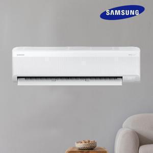 삼성 AI 무풍 인버터 벽걸이 에어컨 15평 원룸 가정용 AR60F15D12WS 실외기 리모컨포함