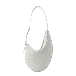 Bottega Veneta 우븐 지퍼 호보 백 755074VCPP1 1824 TP944647844