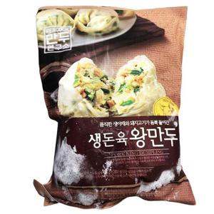 [피코크] 만두 연구소 생 돈육 왕 만두 350g X 1개 a40321-1