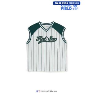 [MLB키즈US] (7ATKV0153-43PGS) 바시티 스포티브 스트라이프 민소매 티셔츠 아동티셔츠 키즈티셔츠