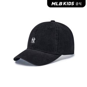 [MLB키즈 공식] 25N 나노로고 워싱 볼캡 NY (Black) 7ACPV085N-50BKS