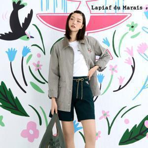 라삐아프 샬롯에디션 25FW 로프 카고 숏츠 1종