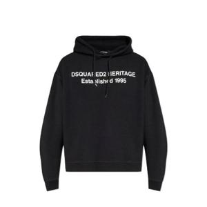 Dsquared2 릴렉스핏 헤리티지 드로스트링 후드 티셔츠 S74GU0897S25516 900 TP946072535
