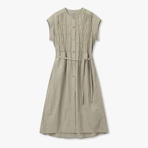 [보브]셔링 디테일 라운드넥 원피스7155337003